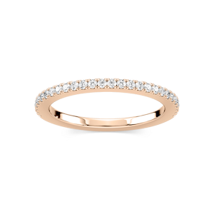 Hope 1/5 ctw Round Lab Grown Diamond Four Prong Wedding Band