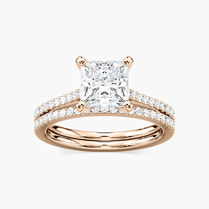 Eliana Lab Grown Diamond Petite Prong Wedding Set