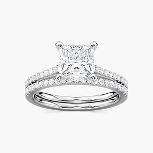 Eliana Lab Grown Diamond Petite Prong Wedding Set