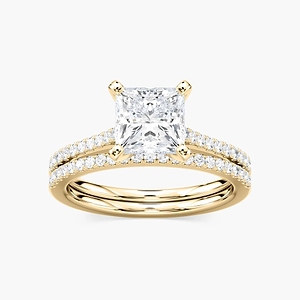 Eliana Lab Grown Diamond Petite Prong Wedding Set