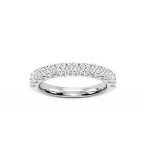 Jennifer Cushion Lab Grown Diamond Eleven Stone Wedding Band