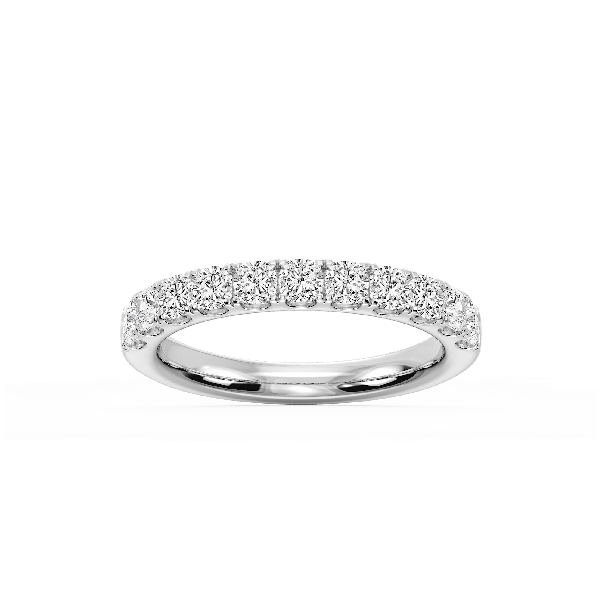 Jennifer Cushion Lab Grown Diamond Eleven Stone Wedding Band
