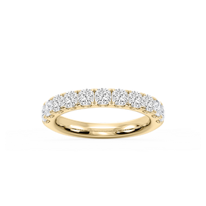 Jennifer Cushion Lab Grown Diamond Eleven Stone Wedding Band