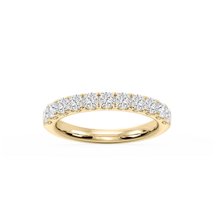 Jennifer Cushion Lab Grown Diamond Eleven Stone Wedding Band