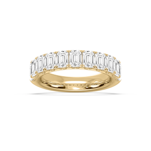 Jennifer Emerald Lab Grown Diamond Eleven Stone Wedding Band