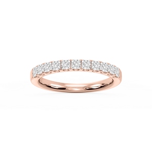 Jennifer Princess Lab Grown Diamond Eleven Stone Wedding Band
