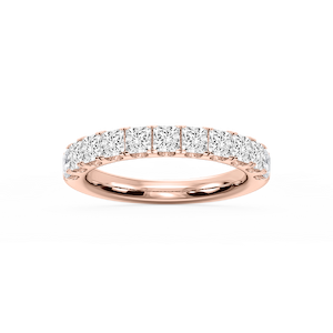 Jennifer Princess Lab Grown Diamond Eleven Stone Wedding Band