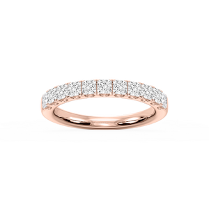 Jennifer Princess Lab Grown Diamond Eleven Stone Wedding Band