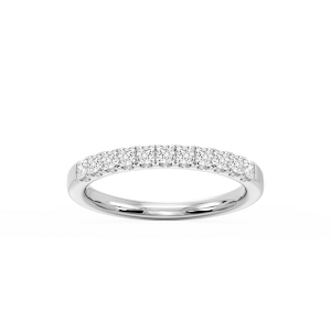 Jennifer Princess Lab Grown Diamond Eleven Stone Wedding Band
