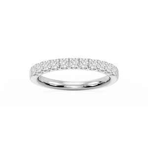 Jennifer Princess Lab Grown Diamond Eleven Stone Wedding Band