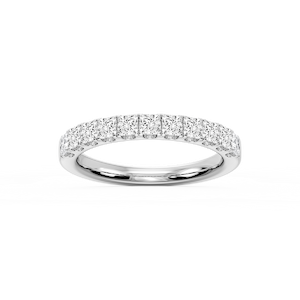 Jennifer Princess Lab Grown Diamond Eleven Stone Wedding Band