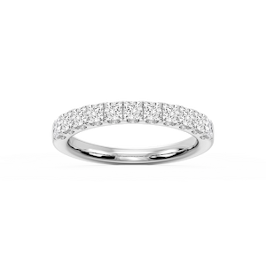 Jennifer Princess Lab Grown Diamond Eleven Stone Wedding Band