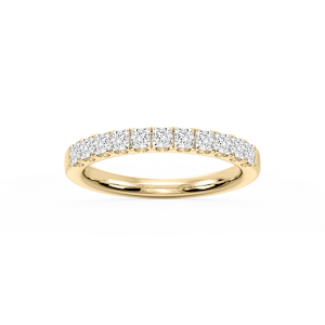 Jennifer Princess Lab Grown Diamond Eleven Stone Wedding Band