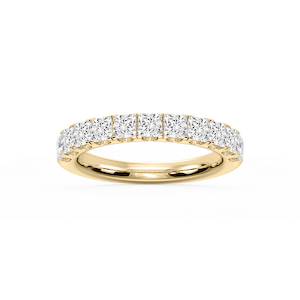 Jennifer Princess Lab Grown Diamond Eleven Stone Wedding Band