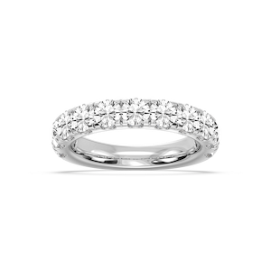 Jennifer Round Lab Grown Diamond Eleven Stone Wedding Band
