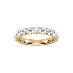 Jennifer Round Lab Grown Diamond Eleven Stone Wedding Band