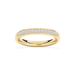 Kenna 1/3 ctw Round Lab Grown Diamond Channel Set Wedding Band