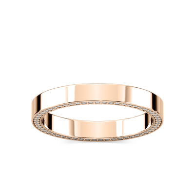 Kona 1/3 ctw Round Lab Grown Diamond Flat Eternity Band