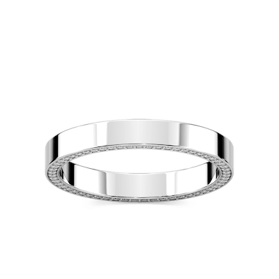 Kona 1/3 ctw Round Lab Grown Diamond 3mm Flat Eternity Band