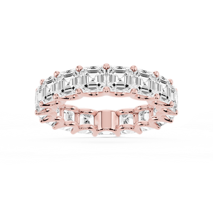 Kylie Asscher Lab Grown Diamond U-Prong Eternity Band