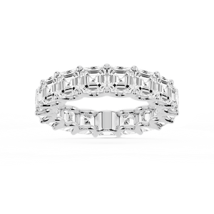 Kylie Asscher Lab Grown Diamond U-Prong Eternity Band
