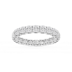 Kylie Cushion Lab Grown Diamond U-Prong Eternity Band