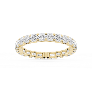 Kylie Cushion Lab Grown Diamond U-Prong Eternity Band