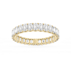 Kylie Emerald Lab Grown Diamond U-Prong Eternity Band