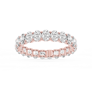 Kylie Oval Lab Grown Diamond U-Prong Eternity Band