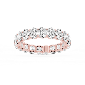 Kylie Oval Lab Grown Diamond U-Prong Eternity Band