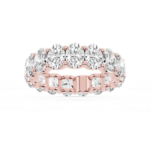 Kylie Oval Lab Grown Diamond U-Prong Eternity Band