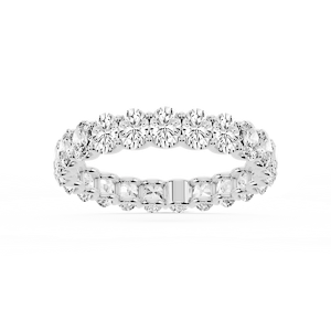 Kylie Oval Lab Grown Diamond U-Prong Eternity Band