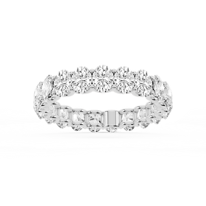 Kylie Oval Lab Grown Diamond U-Prong Eternity Band