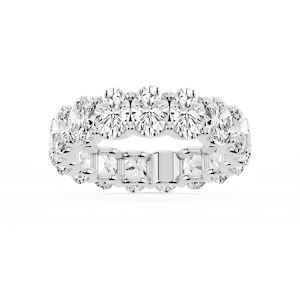 Kylie Oval Lab Grown Diamond U-Prong Eternity Band