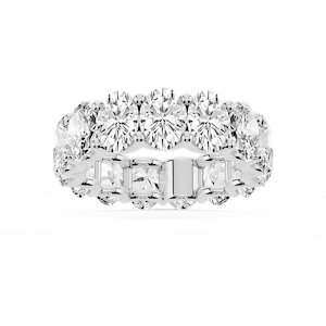 Kylie Oval Lab Grown Diamond U-Prong Eternity Band