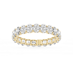 Kylie Oval Lab Grown Diamond U-Prong Eternity Band