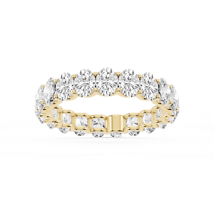 Kylie Oval Lab Grown Diamond U-Prong Eternity Band