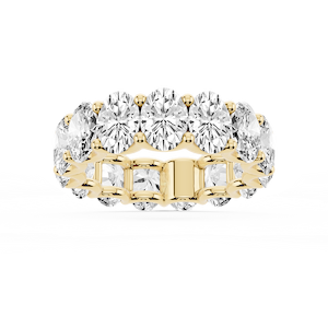 Kylie Oval Lab Grown Diamond U-Prong Eternity Band