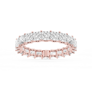 Kylie Princess Lab Grown Diamond U-Prong Eternity Band