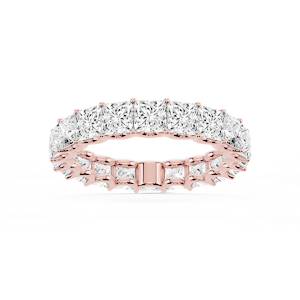 Kylie Princess Lab Grown Diamond U-Prong Eternity Band