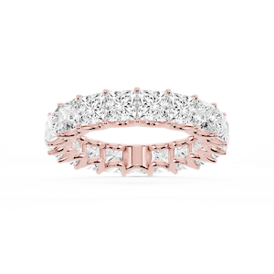 Kylie Princess Lab Grown Diamond U-Prong Eternity Band