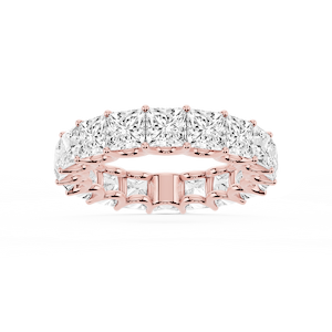 Kylie Princess Lab Grown Diamond U-Prong Eternity Band