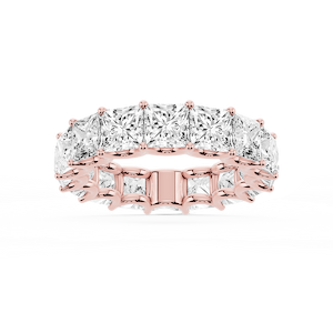 Kylie Princess Lab Grown Diamond U-Prong Eternity Band