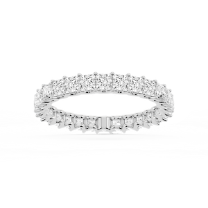 Kylie Princess Lab Grown Diamond U-Prong Eternity Band