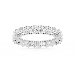 Kylie Princess Lab Grown Diamond U-Prong Eternity Band