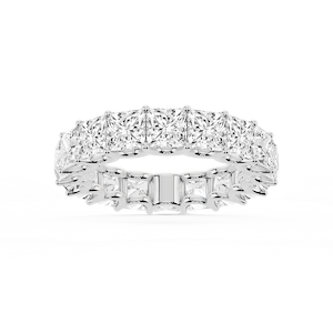 Kylie Princess Lab Grown Diamond U-Prong Eternity Band