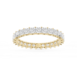 Kylie Princess Lab Grown Diamond U-Prong Eternity Band