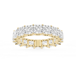 Kylie Princess Lab Grown Diamond U-Prong Eternity Band