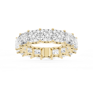 Kylie Princess Lab Grown Diamond U-Prong Eternity Band