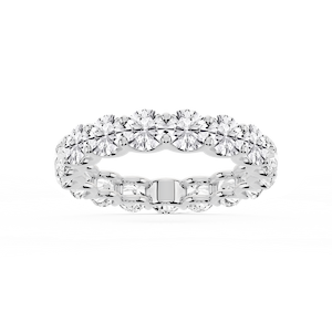 Kylie Round Lab Grown Diamond U-Prong Eternity Band